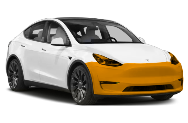 Tesla Model Y bumper ppf